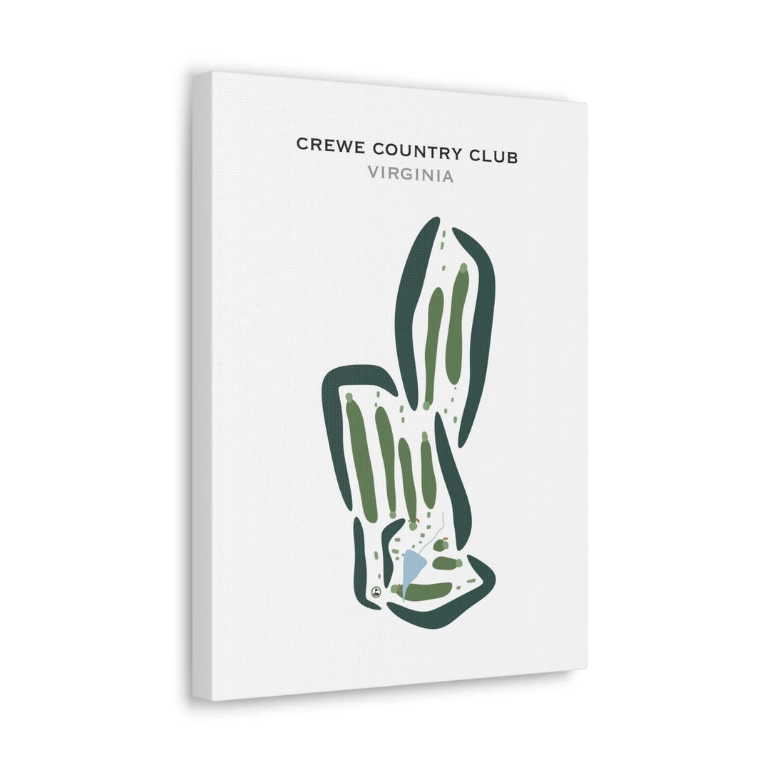 Crewe Country Club, Virginia - Printed Golf Courses