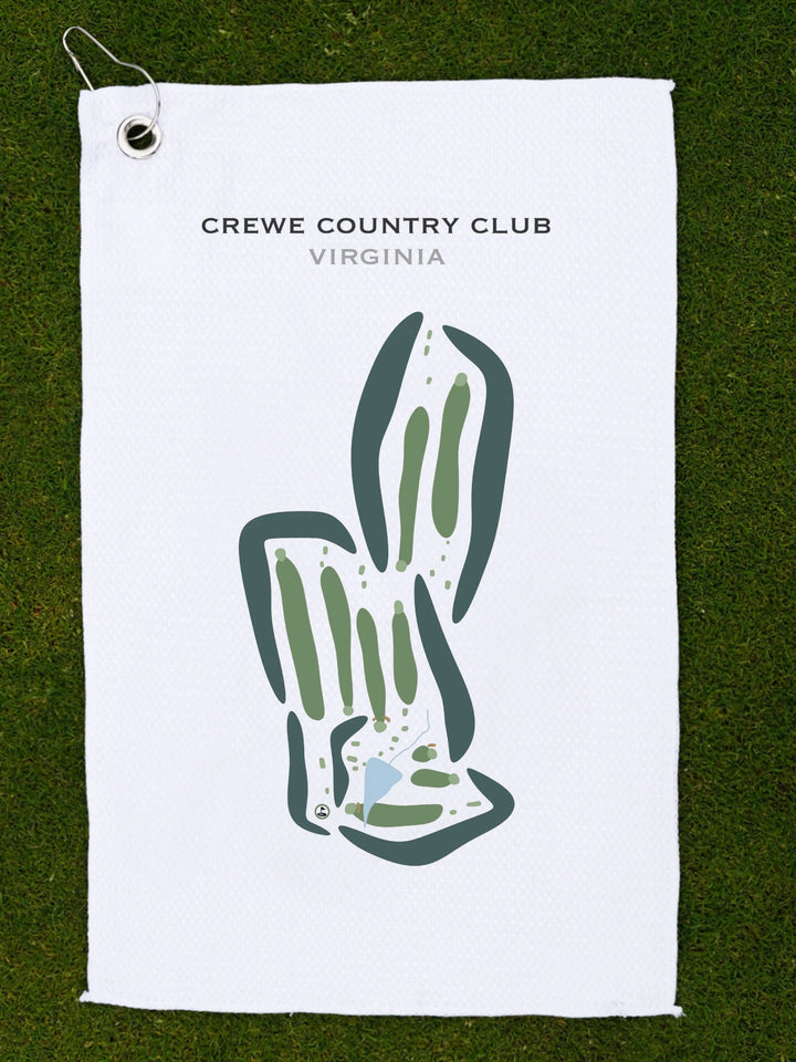 Crewe Country Club, Virginia - Printed Golf Courses
