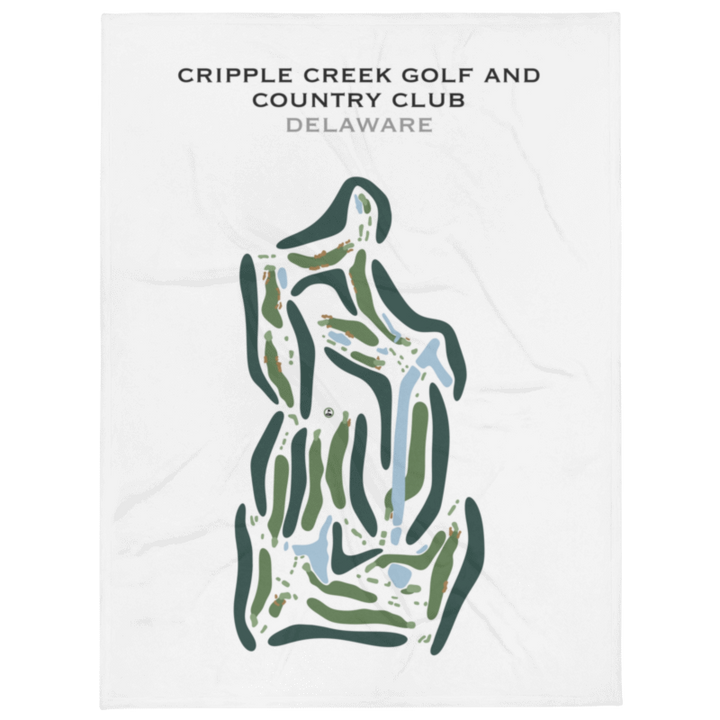 Cripple Creek Golf and Country Club, Delaware - Printed Golf Courses