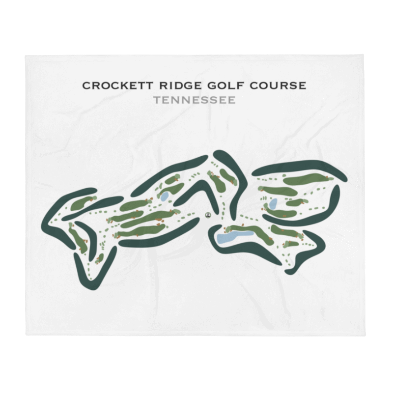 Crockett Ridge Golf Course, Tennessee - Printed Golf Courses