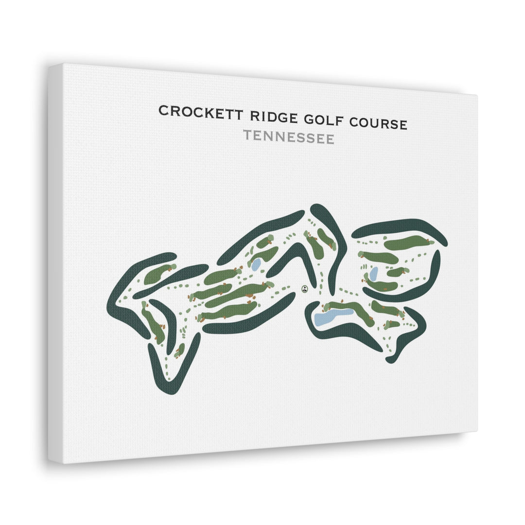 Crockett Ridge Golf Course, Tennessee - Printed Golf Courses