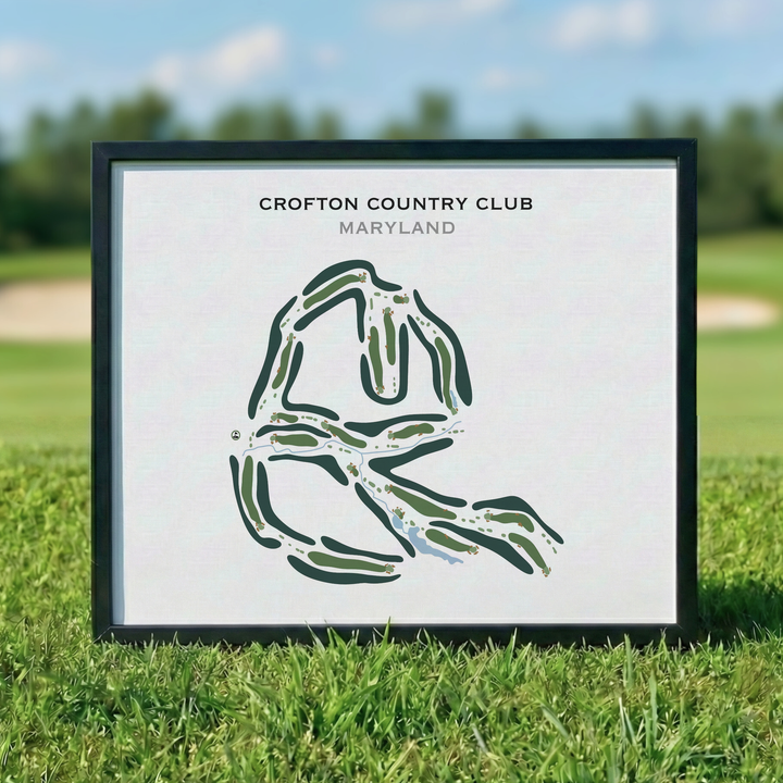 Crofton Country Club, Maryland - Printed Golf Course