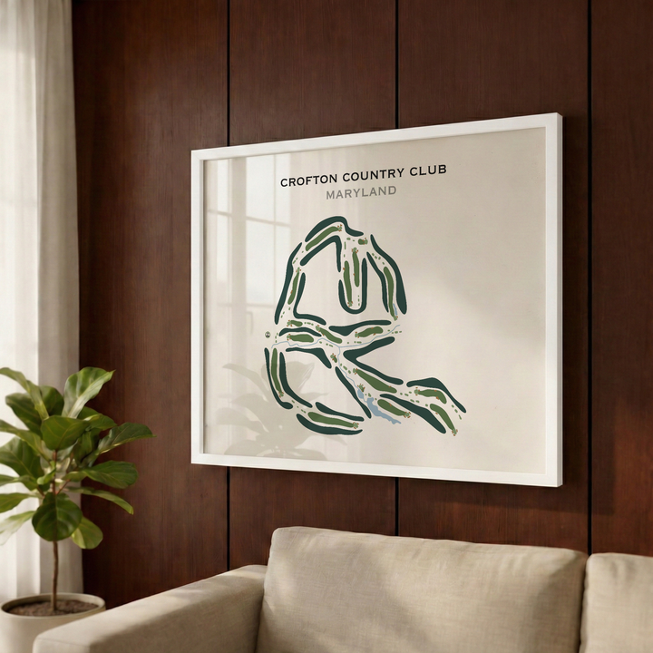 Crofton Country Club, Maryland - Printed Golf Course