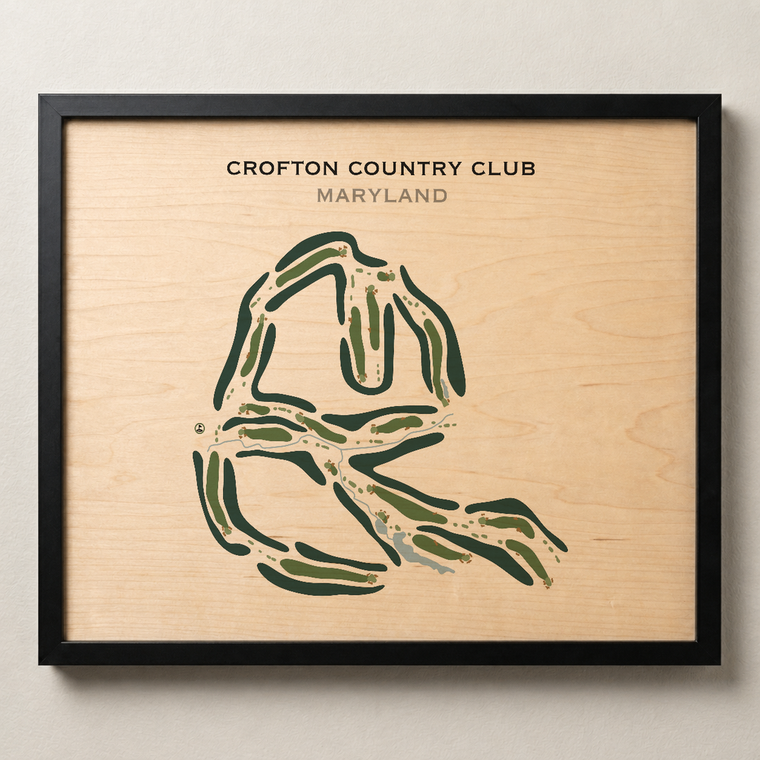 Crofton Country Club, Maryland - Printed Golf Course