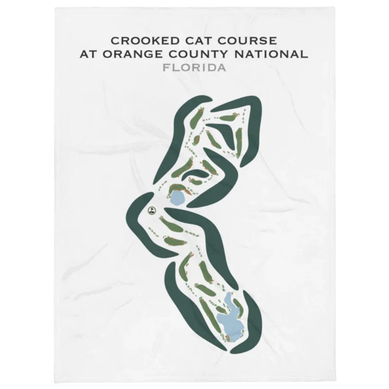 Crooked Cat Course at Orange County National, Winter Garden, Florida - Printed Golf Courses