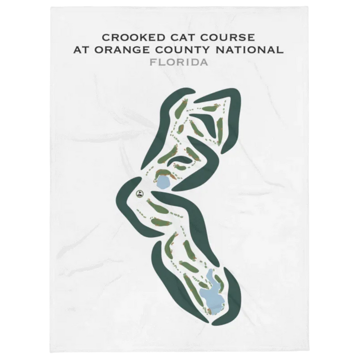 Crooked Cat Course at Orange County National, Winter Garden, Florida - Printed Golf Courses