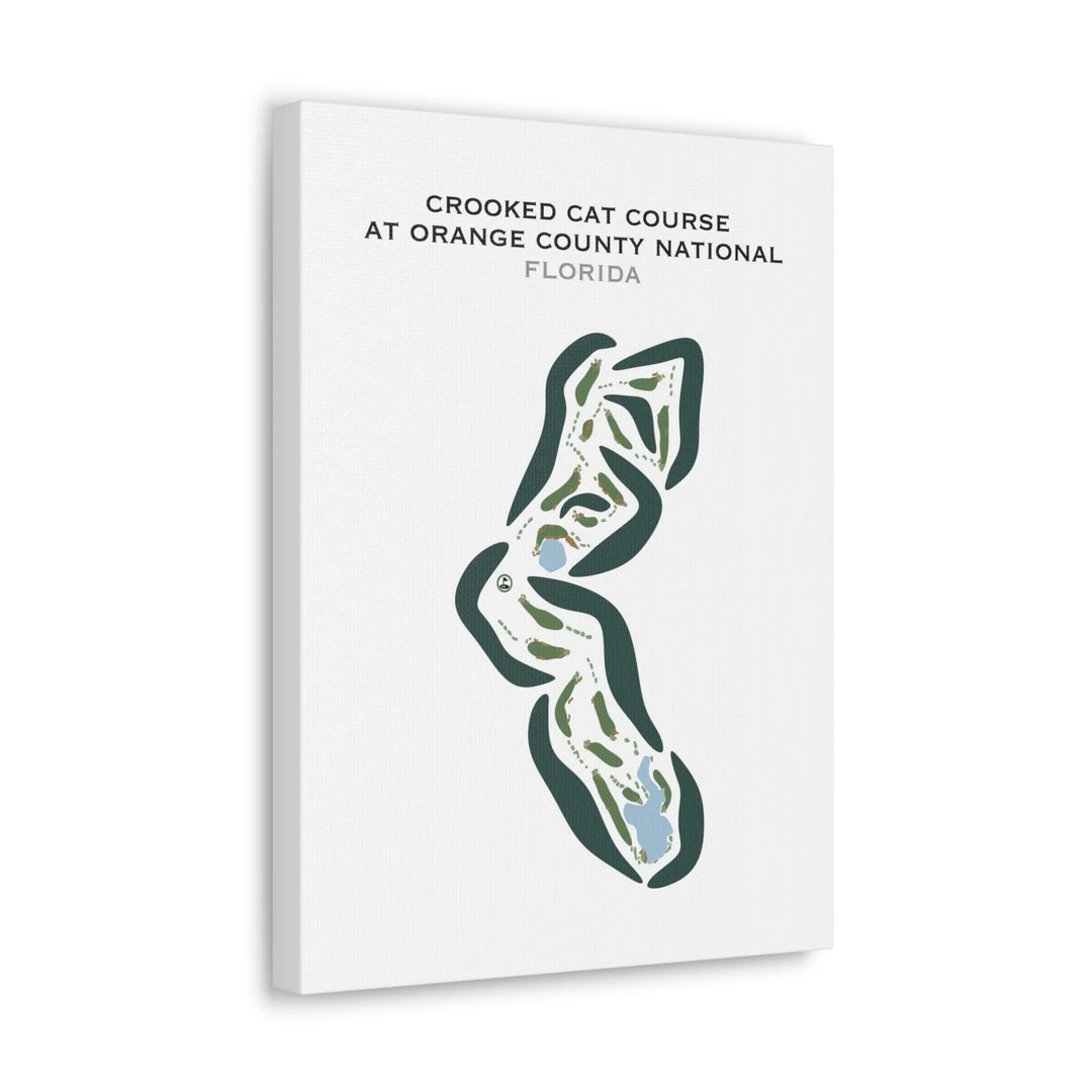 Crooked Cat Course at Orange County National, Winter Garden, Florida - Printed Golf Courses