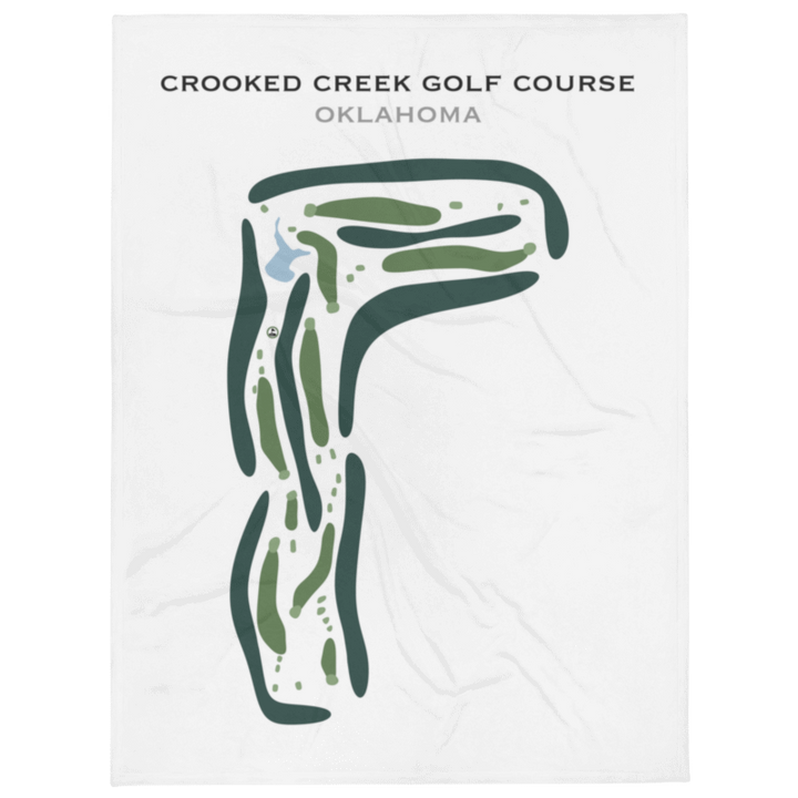 Crooked Creek Golf Course, Oklahoma - Printed Golf Courses