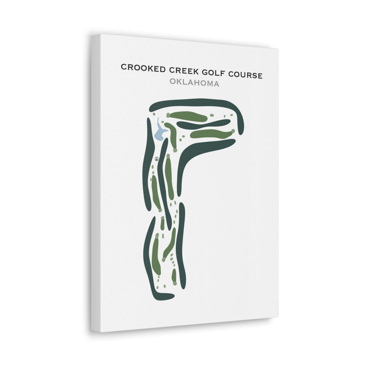 Crooked Creek Golf Course, Oklahoma - Printed Golf Courses