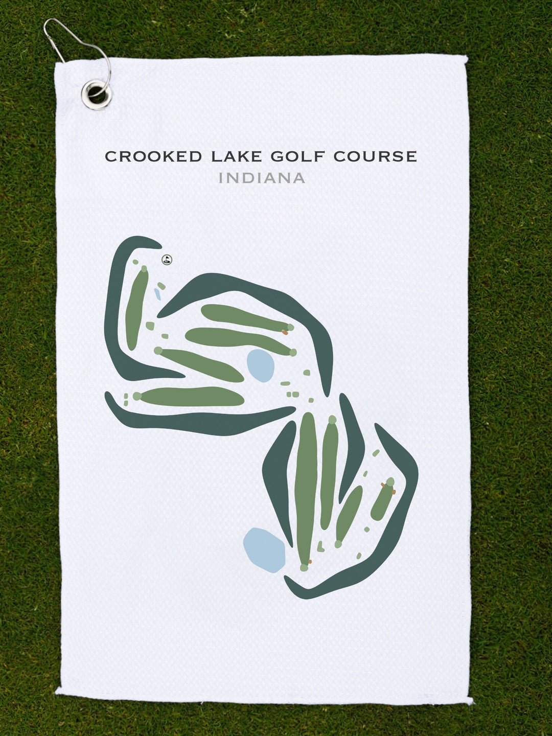 Crooked Lake Golf Course, Indiana - Printed Golf Courses