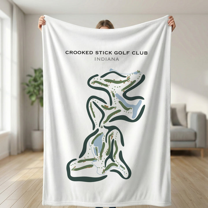 Crooked Stick Golf Club, Indiana - Printed Golf Courses