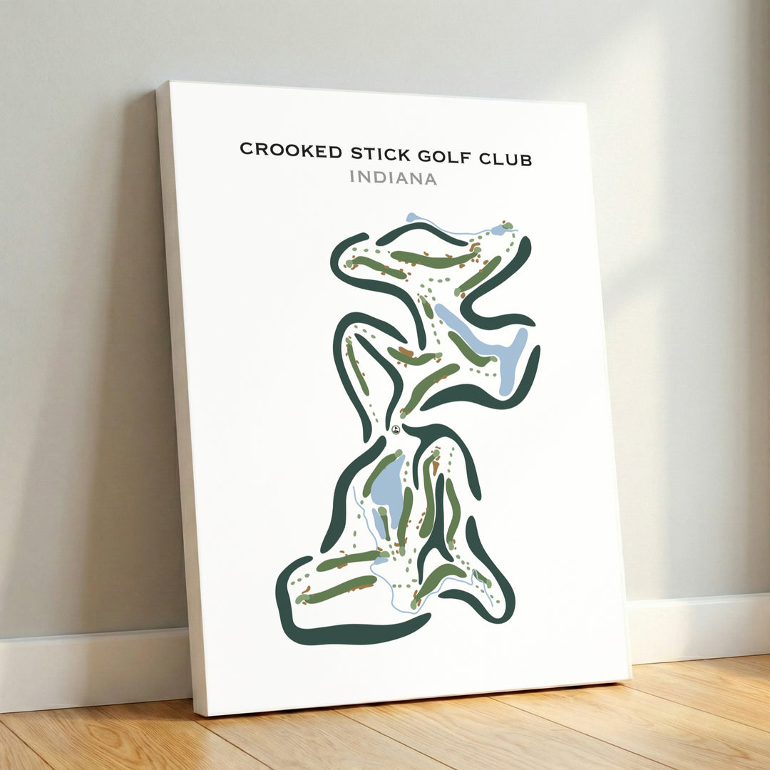 Crooked Stick Golf Club, Indiana - Printed Golf Courses