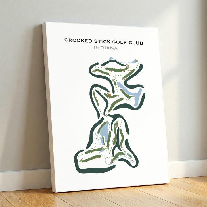 Crooked Stick Golf Club, Indiana - Printed Golf Courses