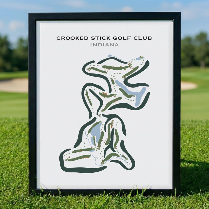 Crooked Stick Golf Club, Indiana - Printed Golf Courses