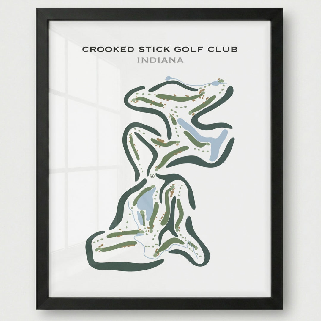 Crooked Stick Golf Club, Indiana - Printed Golf Courses