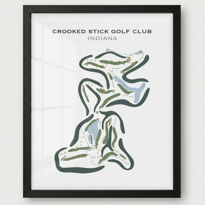 Crooked Stick Golf Club, Indiana - Printed Golf Courses