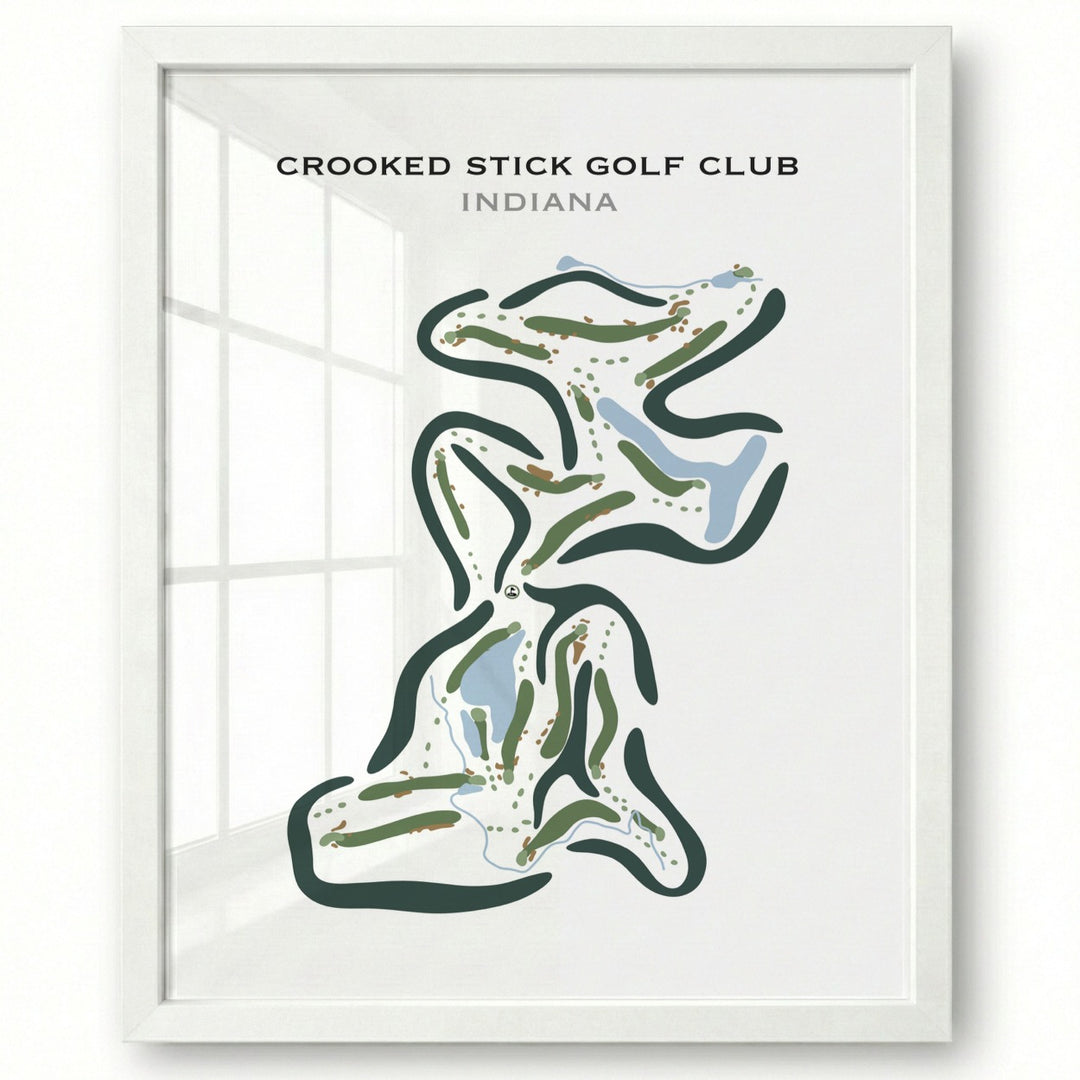 Crooked Stick Golf Club, Indiana - Printed Golf Courses