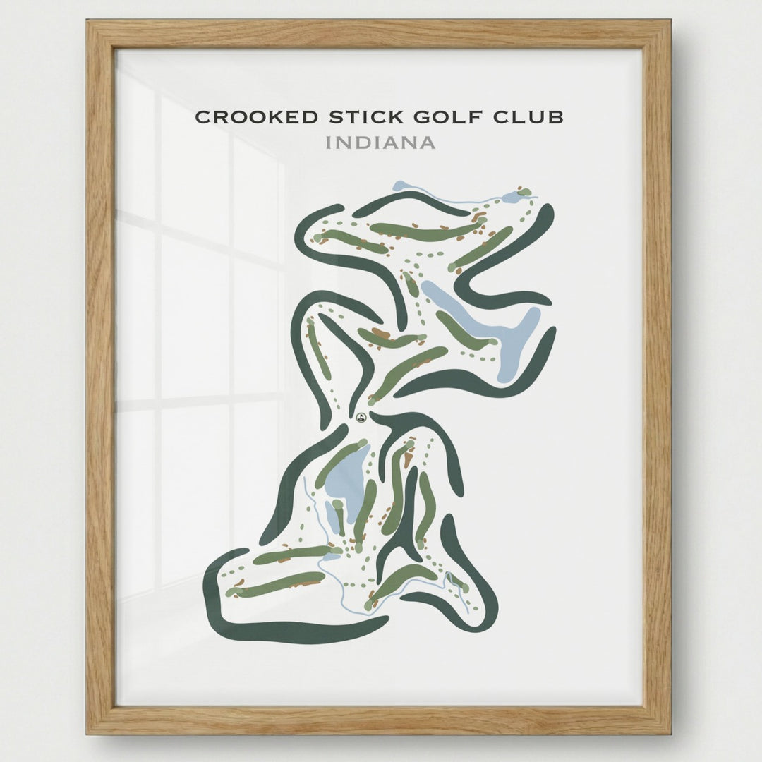 Crooked Stick Golf Club, Indiana - Printed Golf Courses