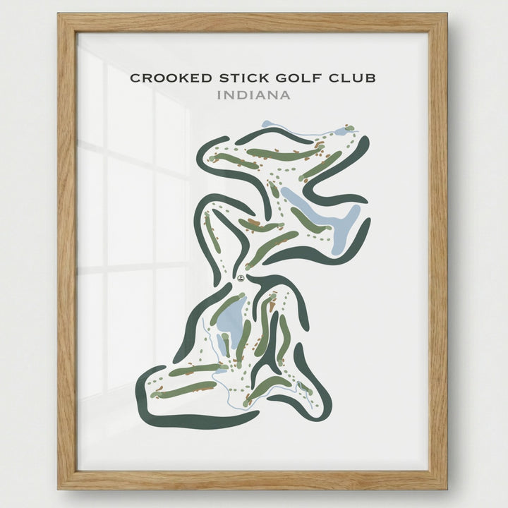Crooked Stick Golf Club, Indiana - Printed Golf Courses
