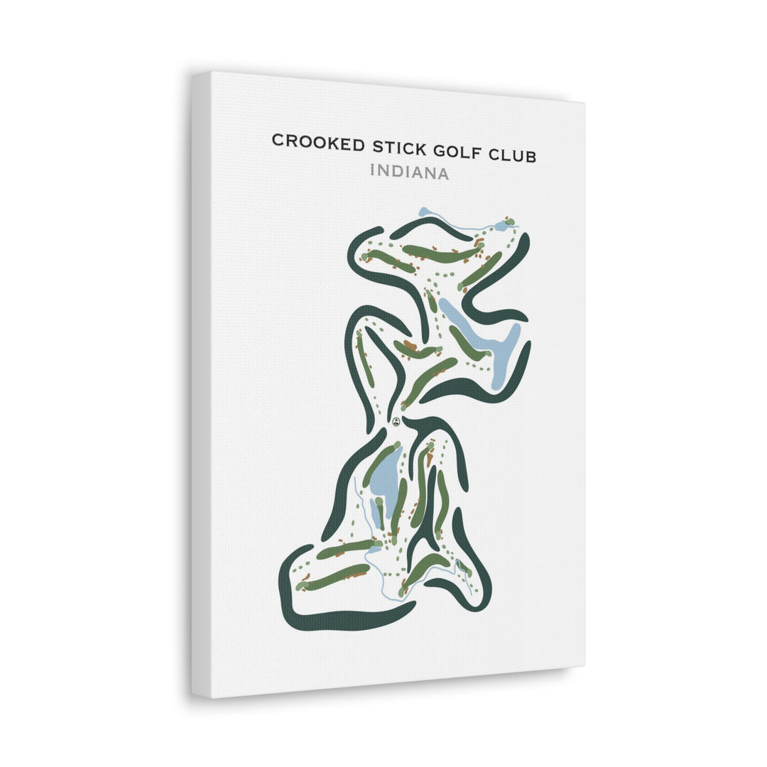 Crooked Stick Golf Club, Indiana - Printed Golf Courses