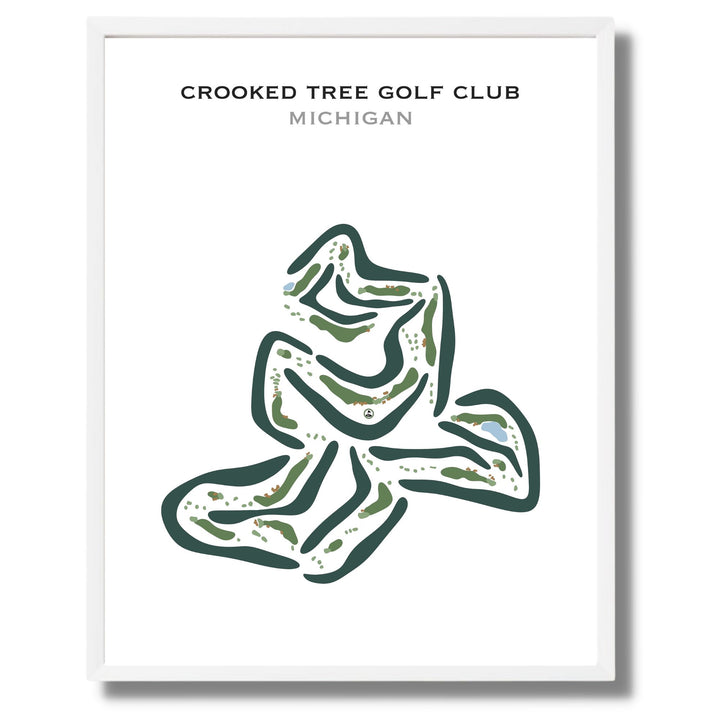 Crooked Tree Golf Club, Michigan - Printed Golf Courses