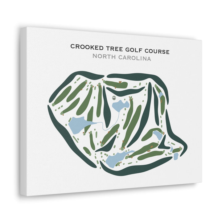 Crooked Tree Golf Course, North Carolina - Printed Golf Courses