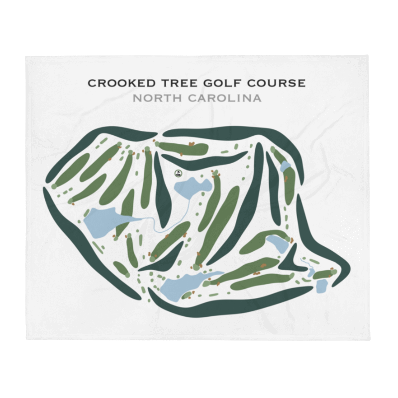 Crooked Tree Golf Course, North Carolina - Printed Golf Courses