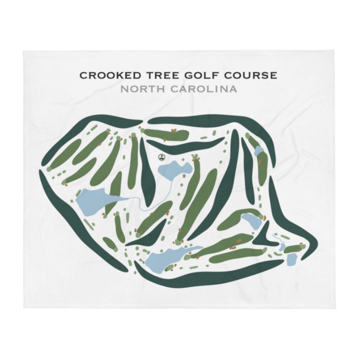 Crooked Tree Golf Course, North Carolina - Printed Golf Courses