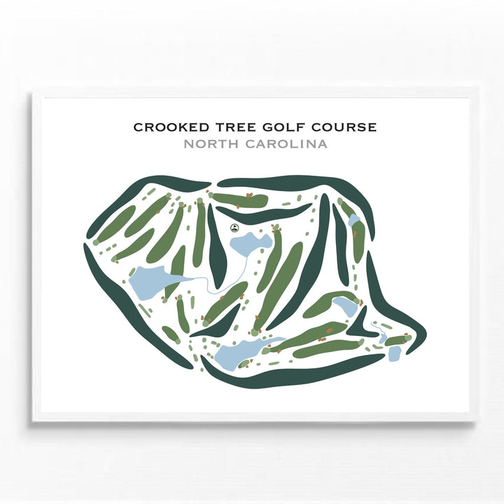 Crooked Tree Golf Course, North Carolina - Printed Golf Courses