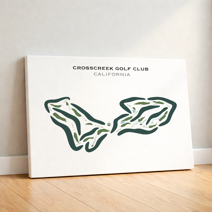 CrossCreek Golf Club, California - Printed Golf Courses