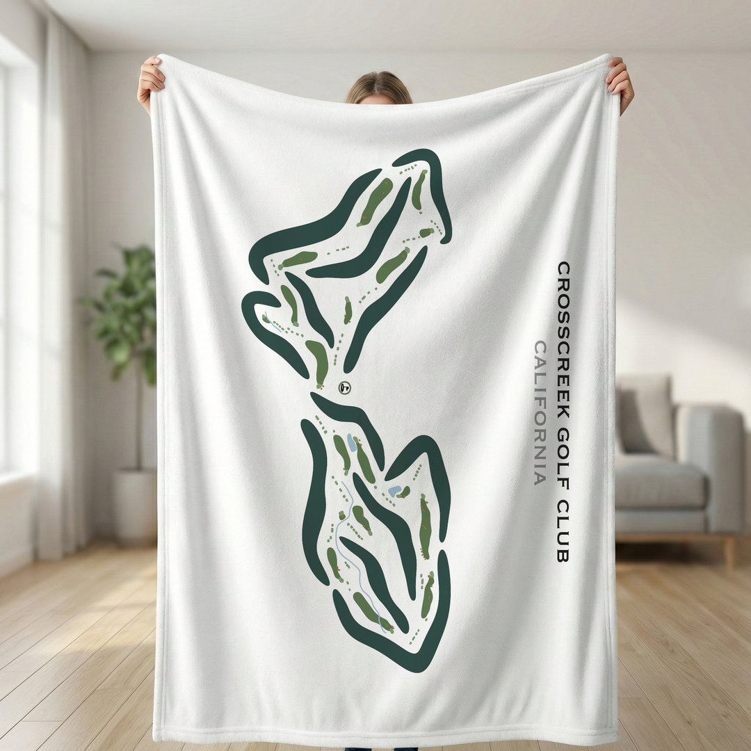 CrossCreek Golf Club, California - Printed Golf Courses