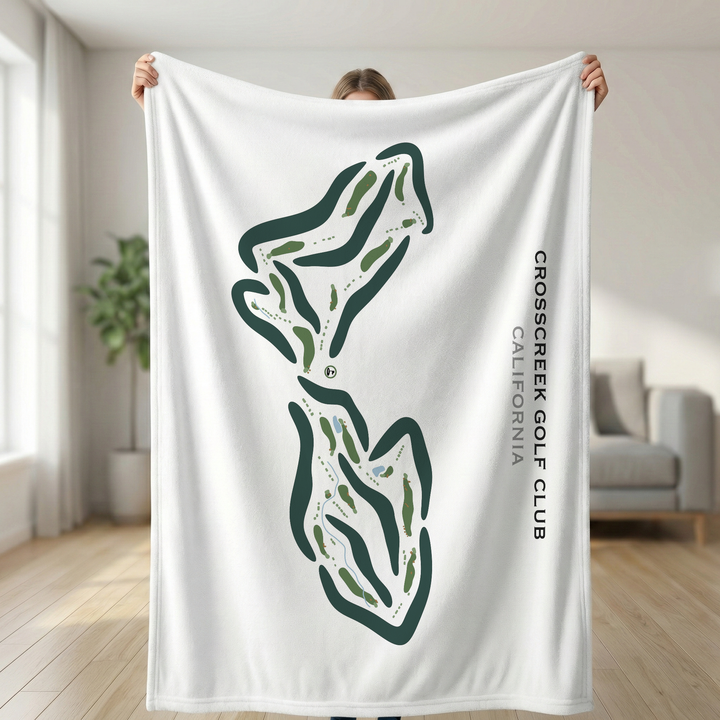 CrossCreek Golf Club, California - Printed Golf Courses