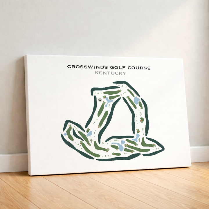 CrossWinds Golf Course, Kentucky - Printed Golf Courses