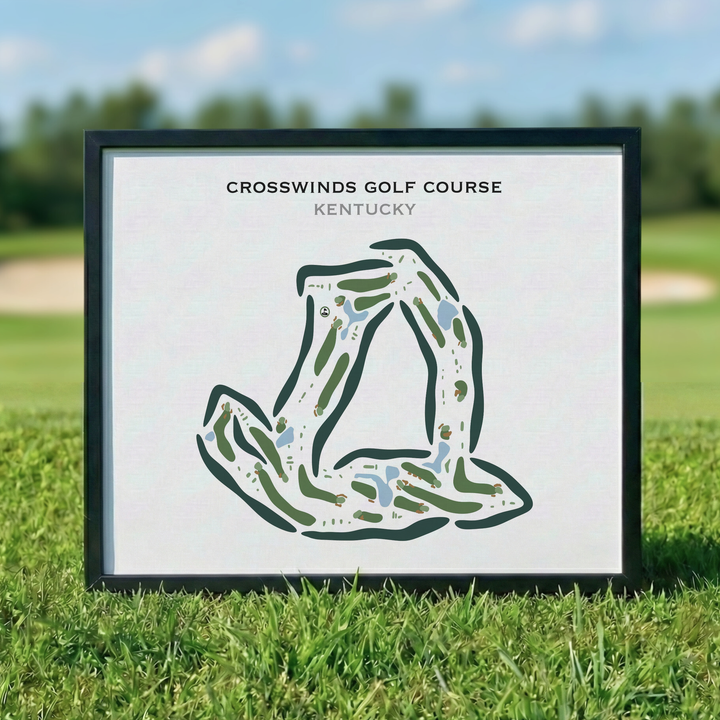 CrossWinds Golf Course, Kentucky - Printed Golf Courses