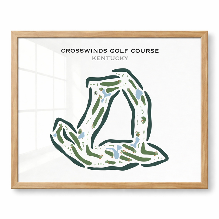 CrossWinds Golf Course, Kentucky - Printed Golf Courses