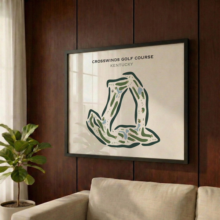 CrossWinds Golf Course, Kentucky - Printed Golf Courses