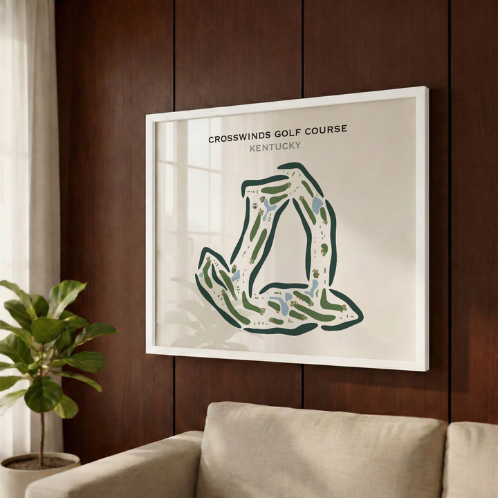 CrossWinds Golf Course, Kentucky - Printed Golf Courses