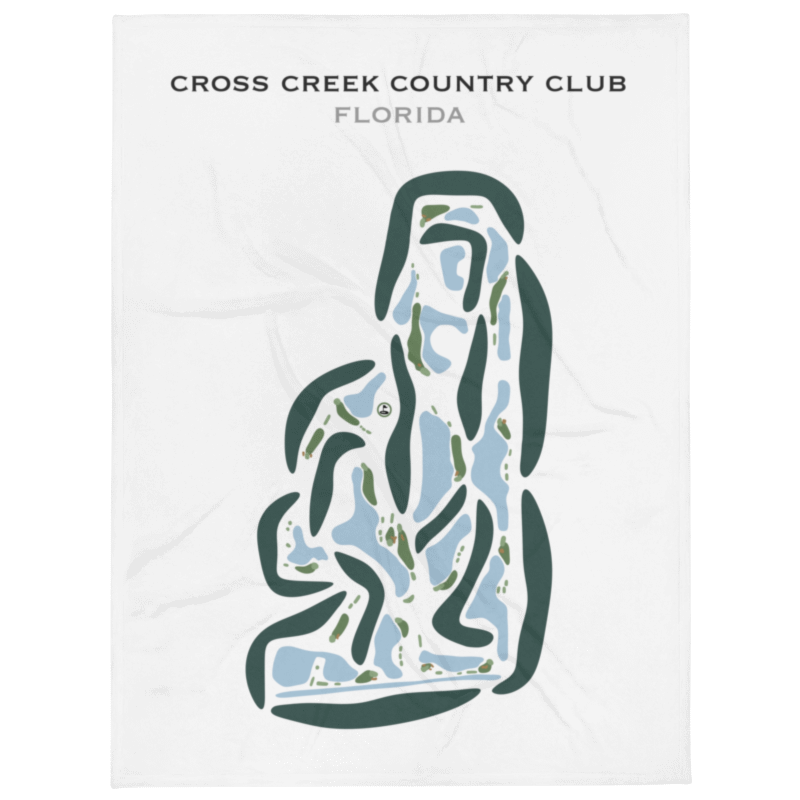 Cross Creek Country Club, Florida - Printed Golf Courses