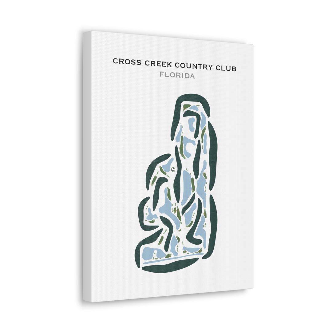Cross Creek Country Club, Florida - Printed Golf Courses