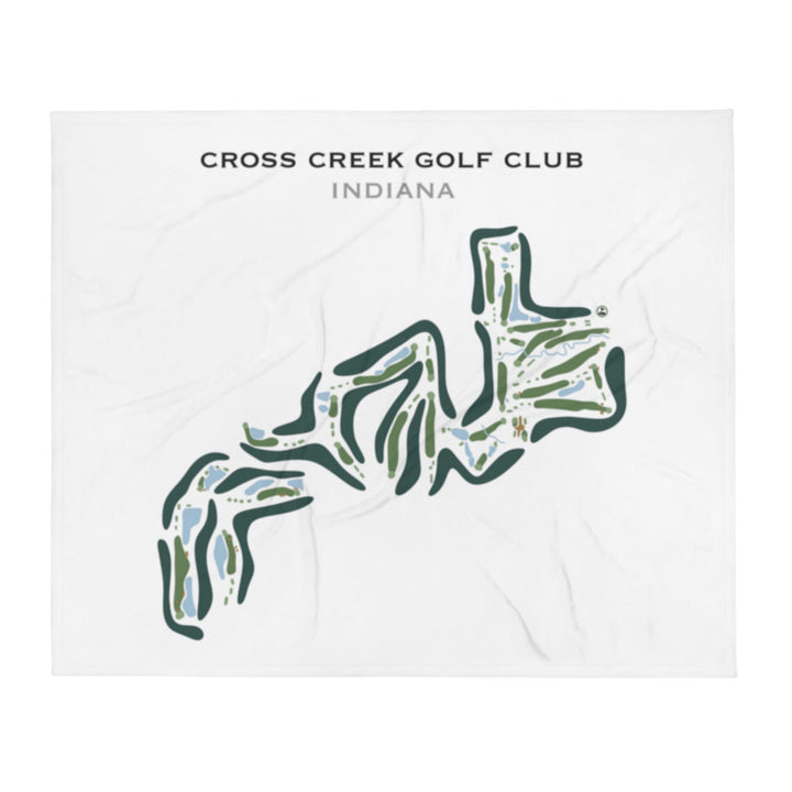 Cross Creek Golf Club, Indiana - Printed Golf Course