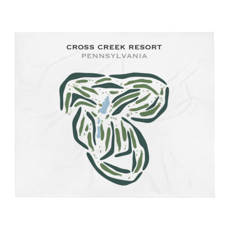 Cross Creek Resort, Pennsylvania - Printed Golf Courses