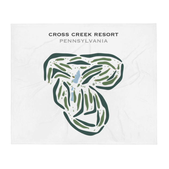 Cross Creek Resort, Pennsylvania - Printed Golf Courses