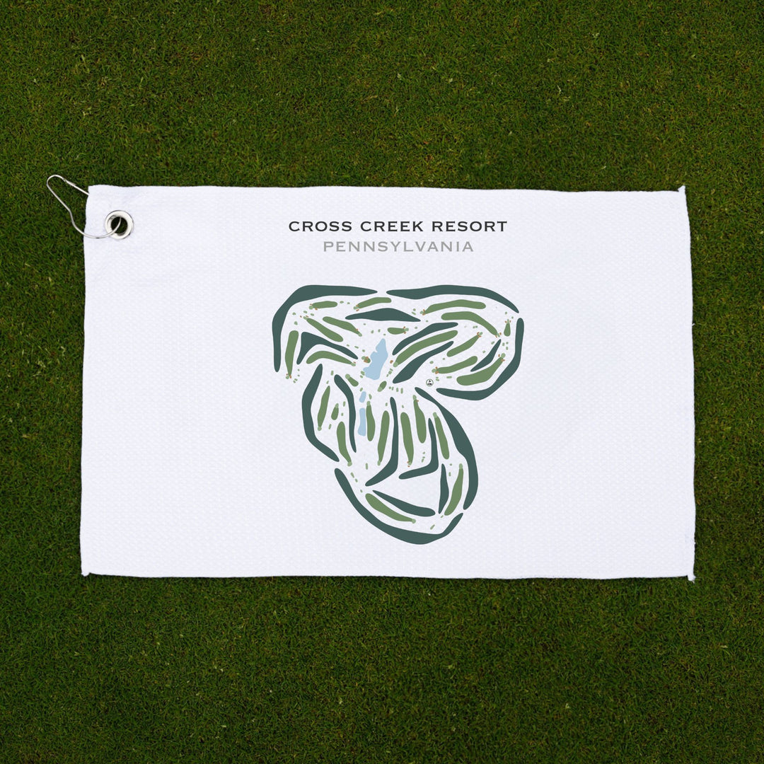 Cross Creek Resort, Pennsylvania - Printed Golf Courses