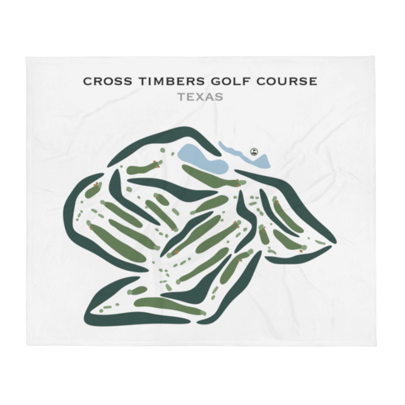 Cross Timbers Golf Course, Texas - Printed Golf Courses