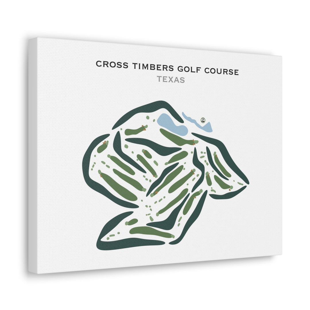 Cross Timbers Golf Course, Texas - Printed Golf Courses