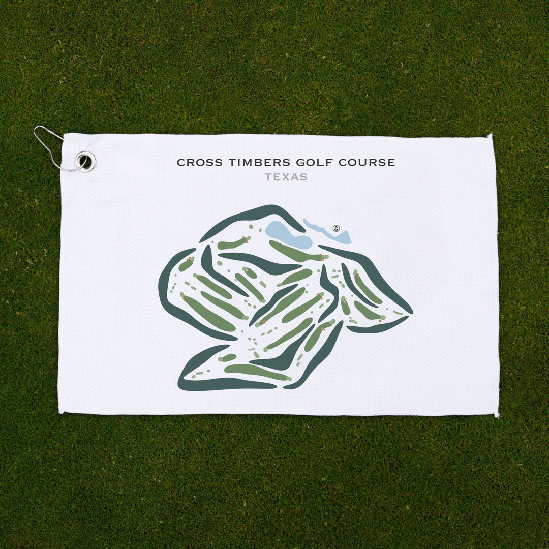 Cross Timbers Golf Course, Texas - Printed Golf Courses