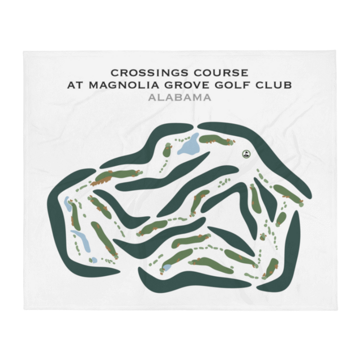 Crossings Course at Magnolia Grove Golf Club, Alabama - Printed Golf Courses