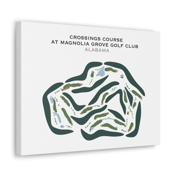 Crossings Course at Magnolia Grove Golf Club, Alabama - Printed Golf Courses