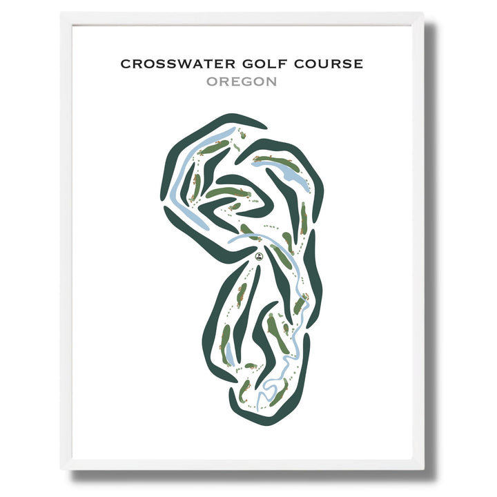 Crosswater Golf Course, Oregon - Printed Golf Courses