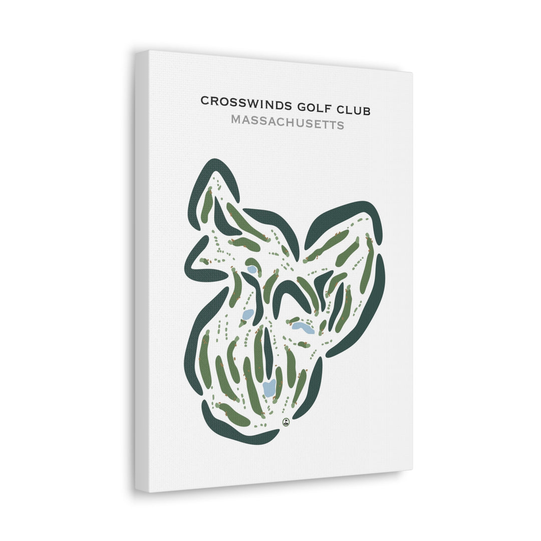Crosswinds Golf Club, Massachusetts - Printed Golf Courses